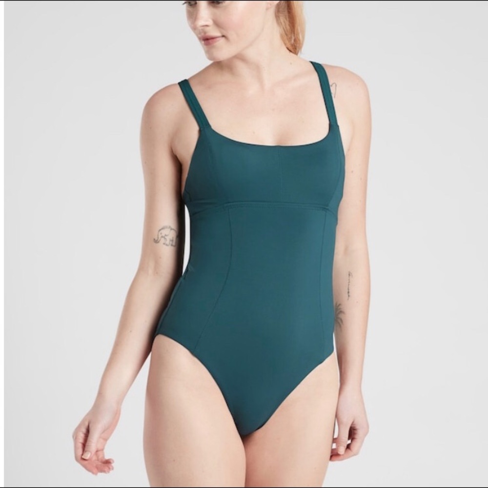 Teal Athleta Bathing Suit